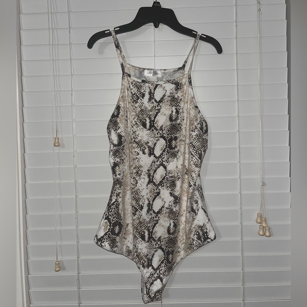 Medium Snakeskin Bodysuit- Vestique
